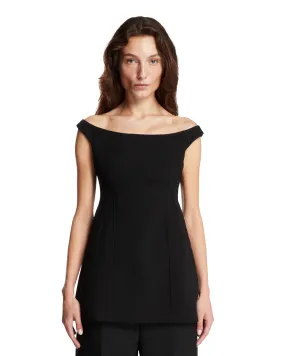 Black Off-shoulder Top