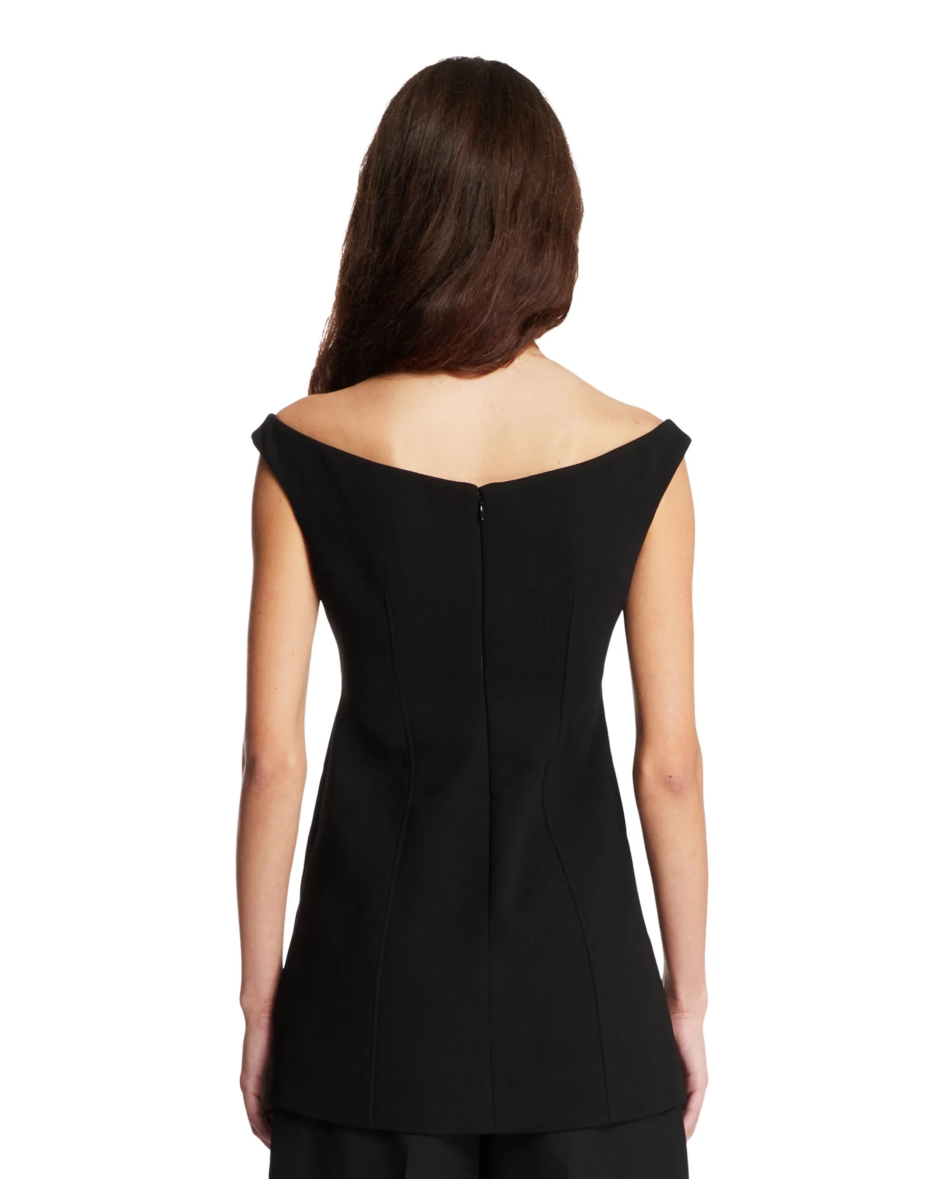 Black Off-shoulder Top