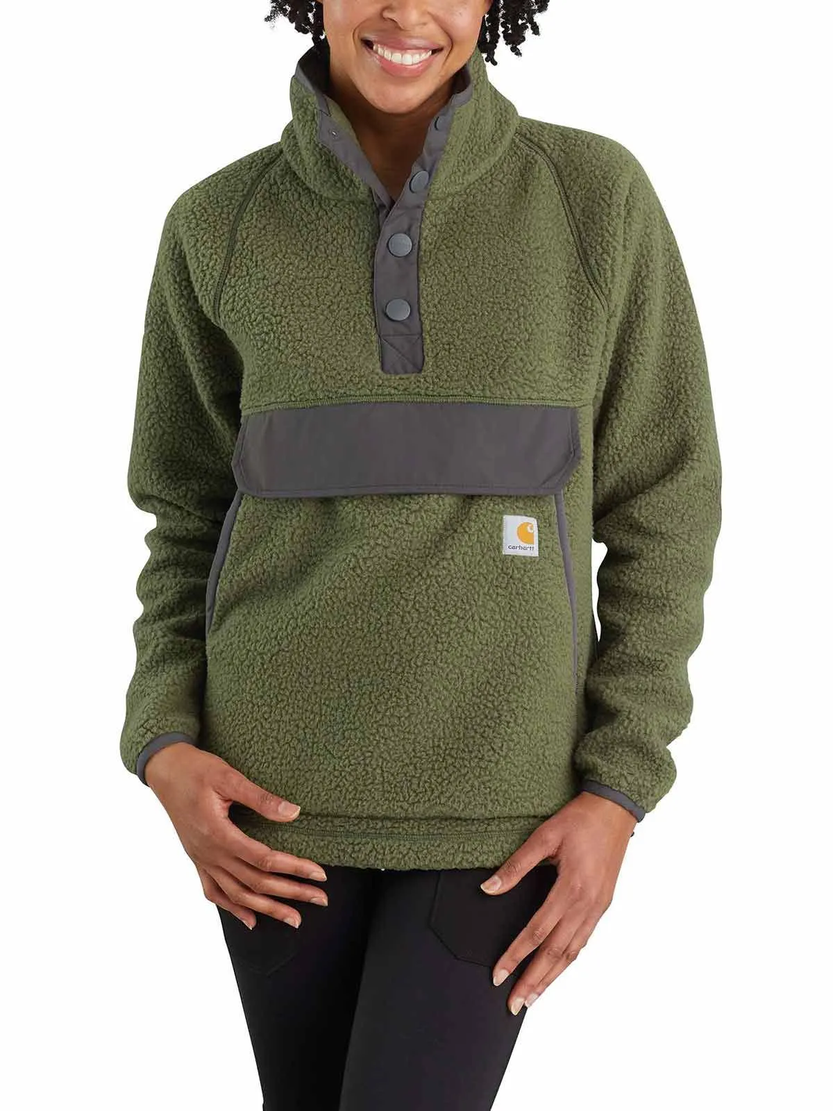 Carhartt&#x20;104922&#x20;Fleece&#x20;1&#x2F;4&#x20;Snap&#x20;Front&#x20;Jacket