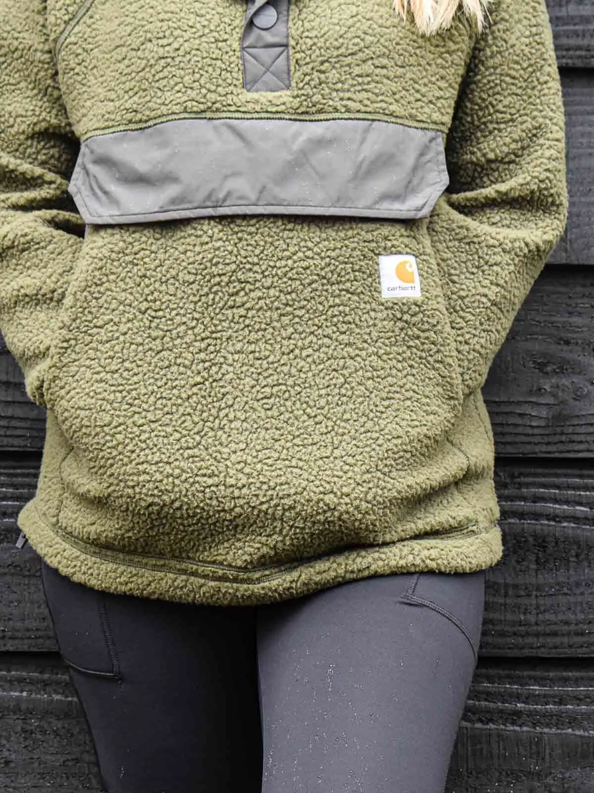 Carhartt&#x20;104922&#x20;Fleece&#x20;1&#x2F;4&#x20;Snap&#x20;Front&#x20;Jacket