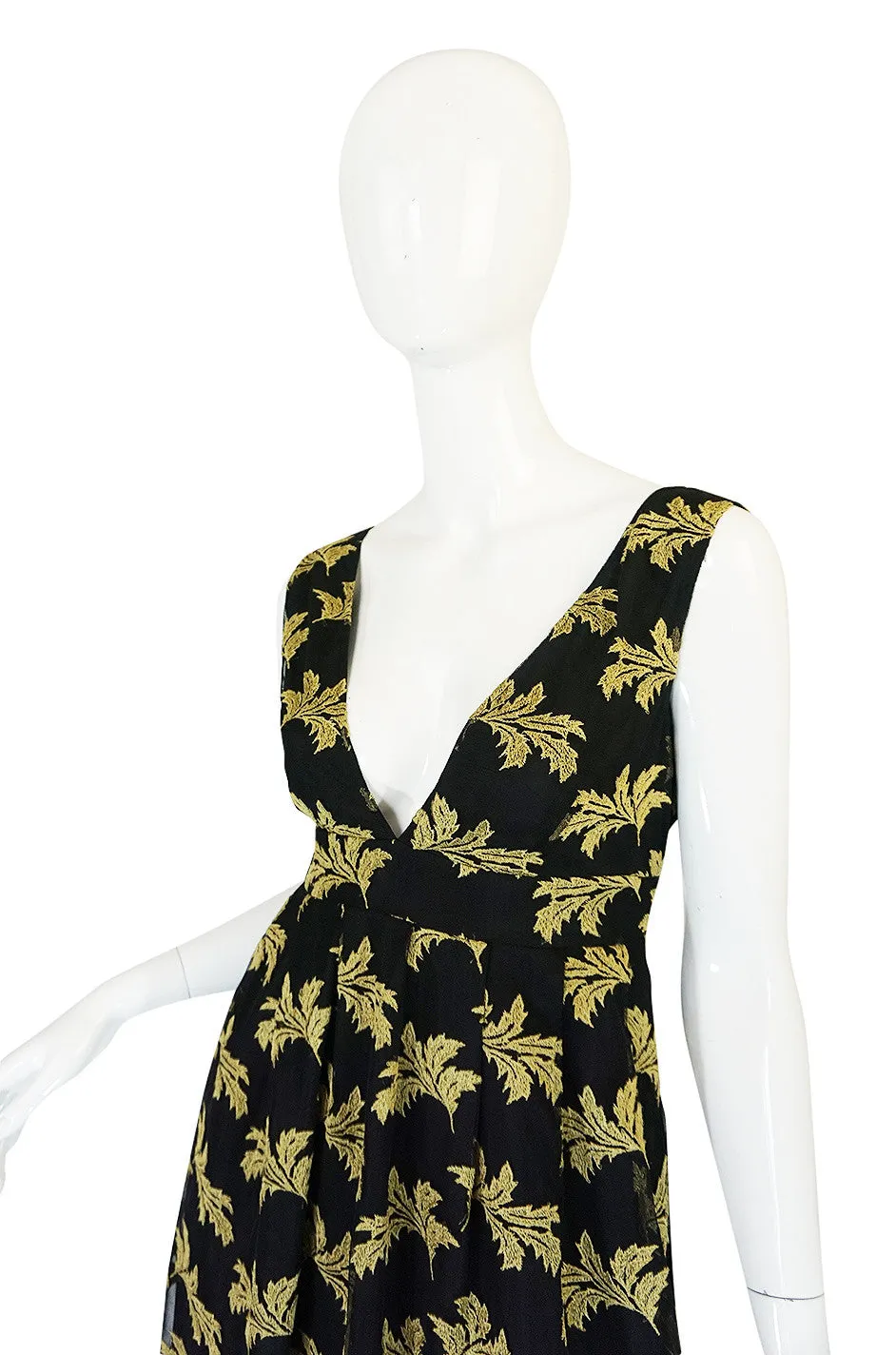Early 2000s See by Chloe Leaf Dress