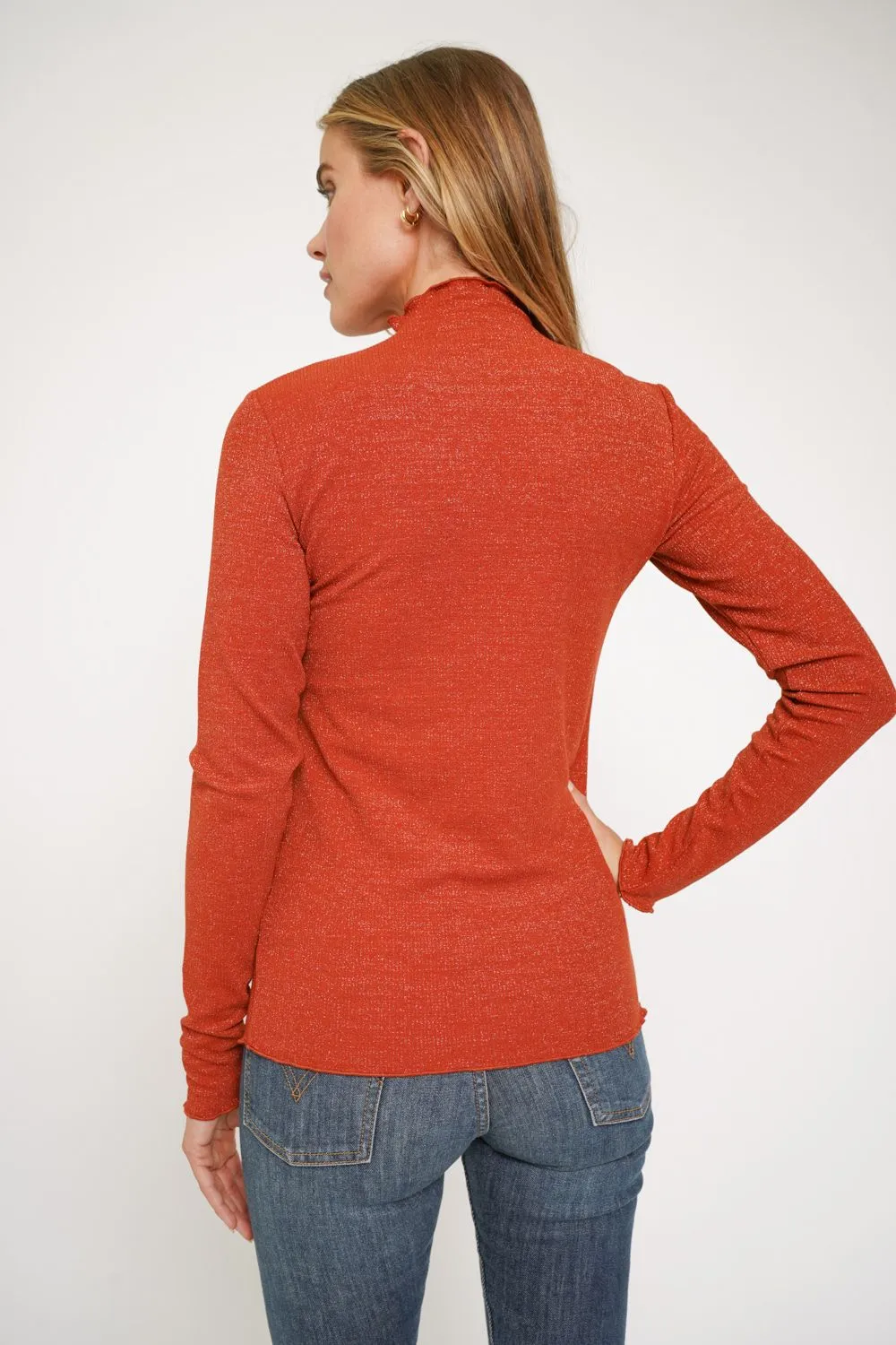 Lettuce Edge Mock Neck