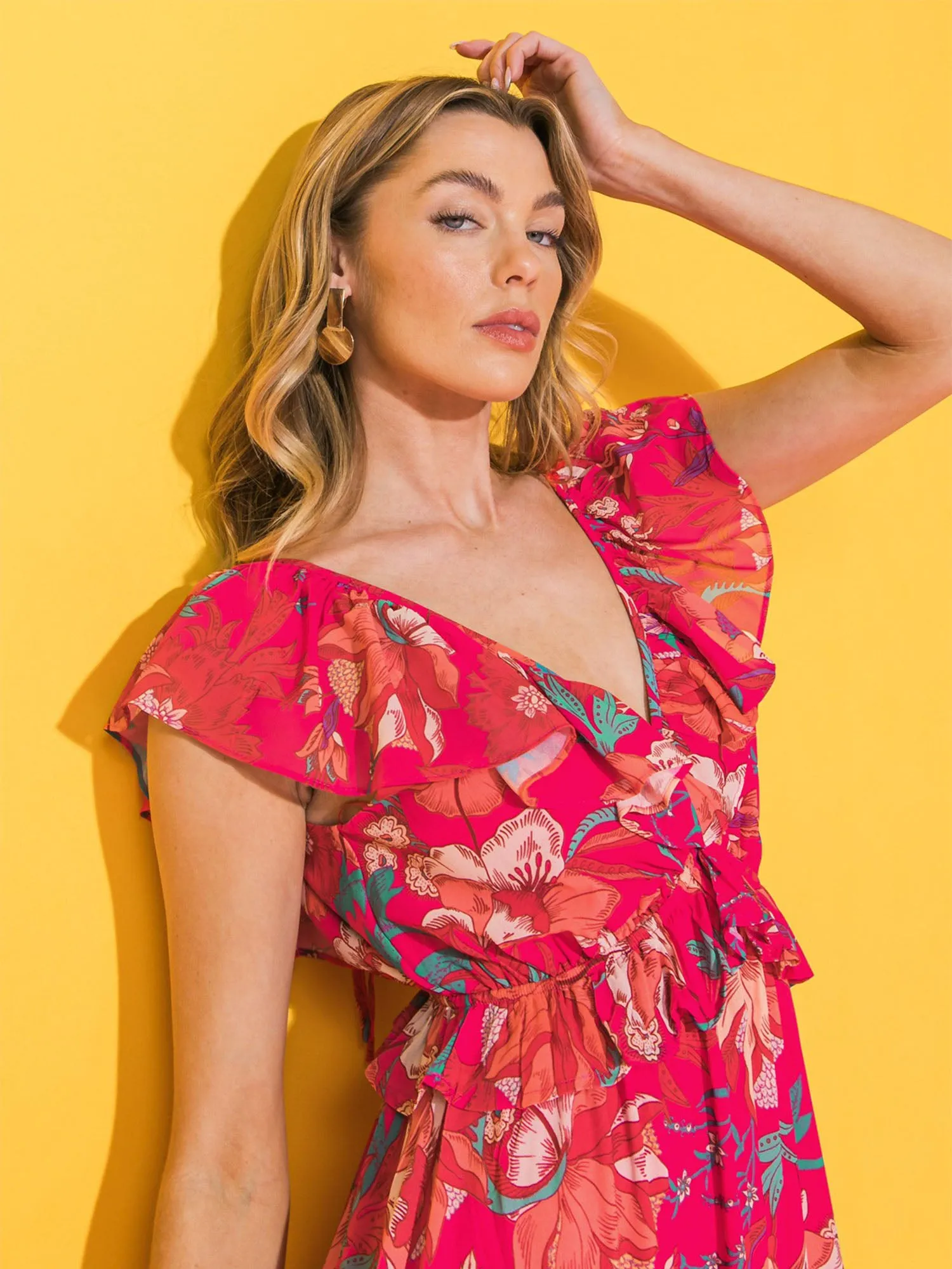 Love The Feeling Floral Maxi Dress - Flying Tomato