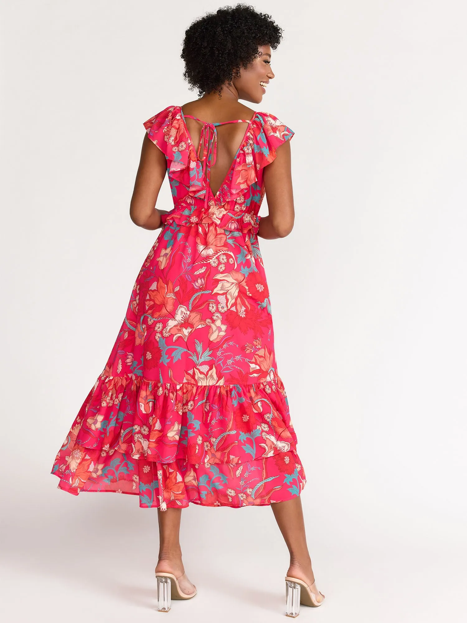 Love The Feeling Floral Maxi Dress - Flying Tomato