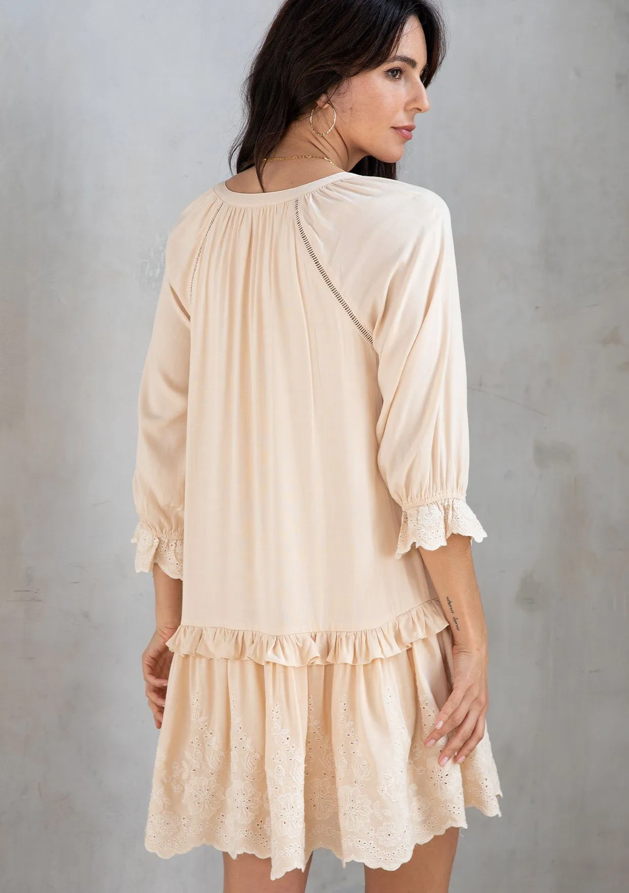 Morrison Embroidered Mini Dress