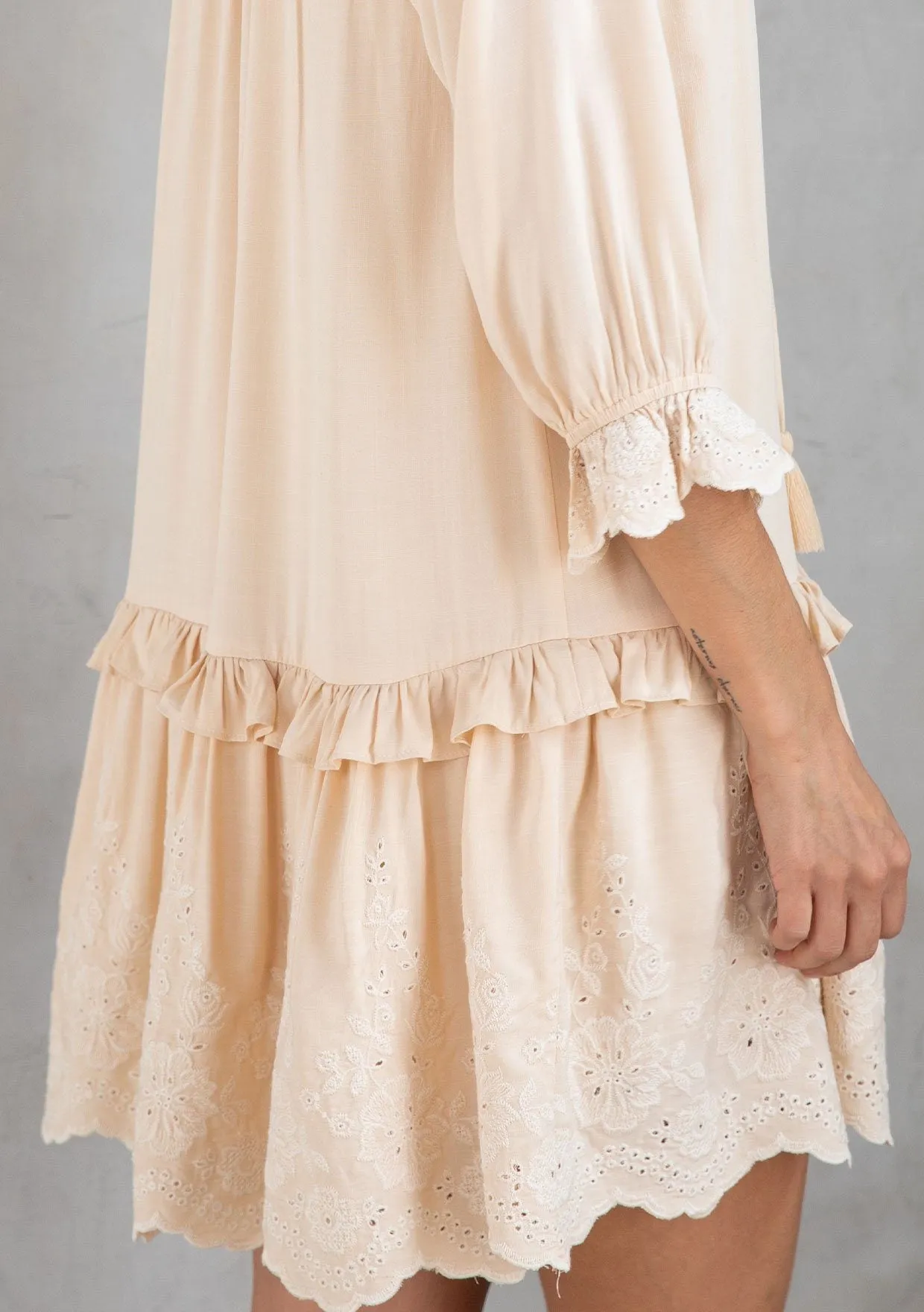 Morrison Embroidered Mini Dress