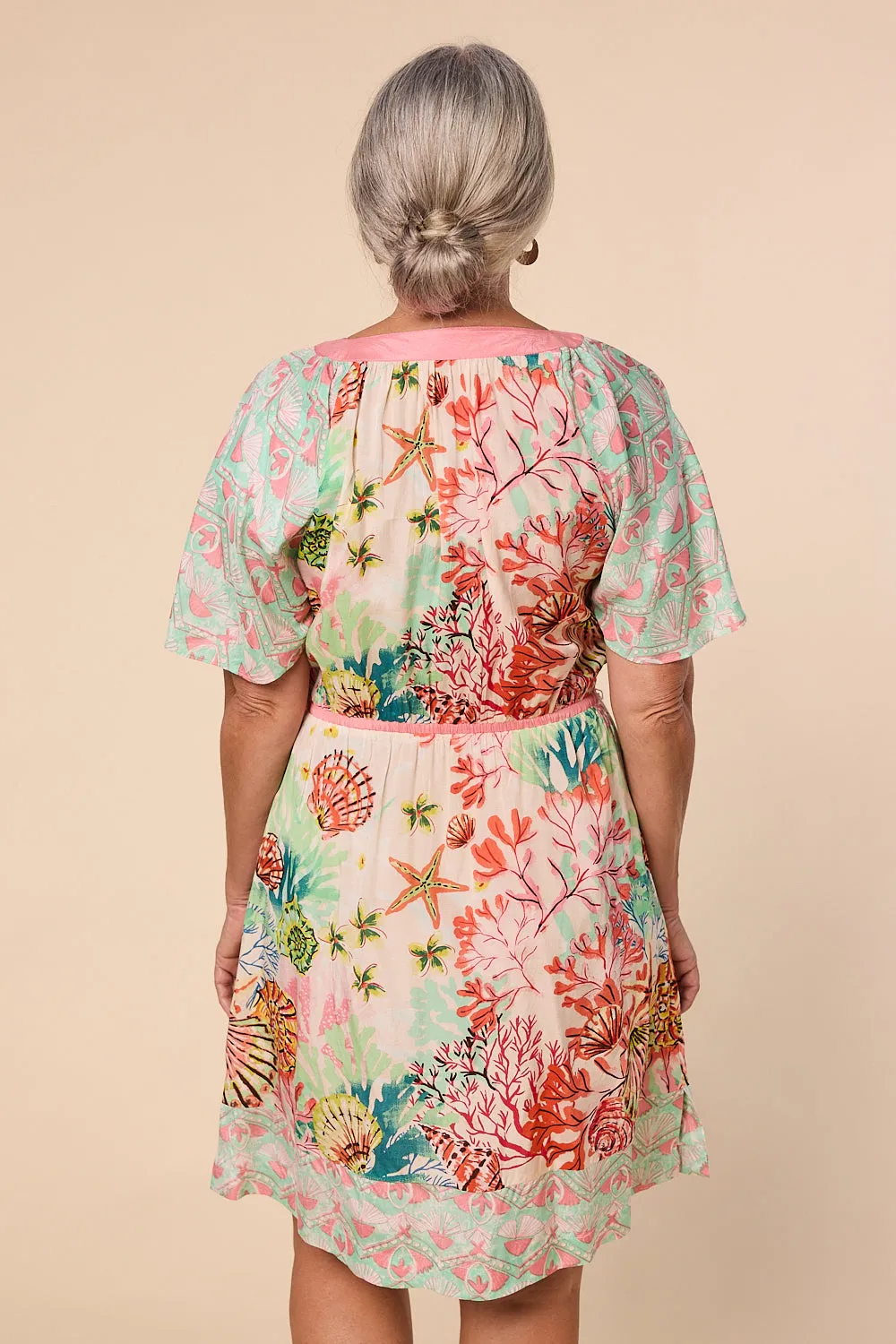 Thelma Short Dress in Seychelles